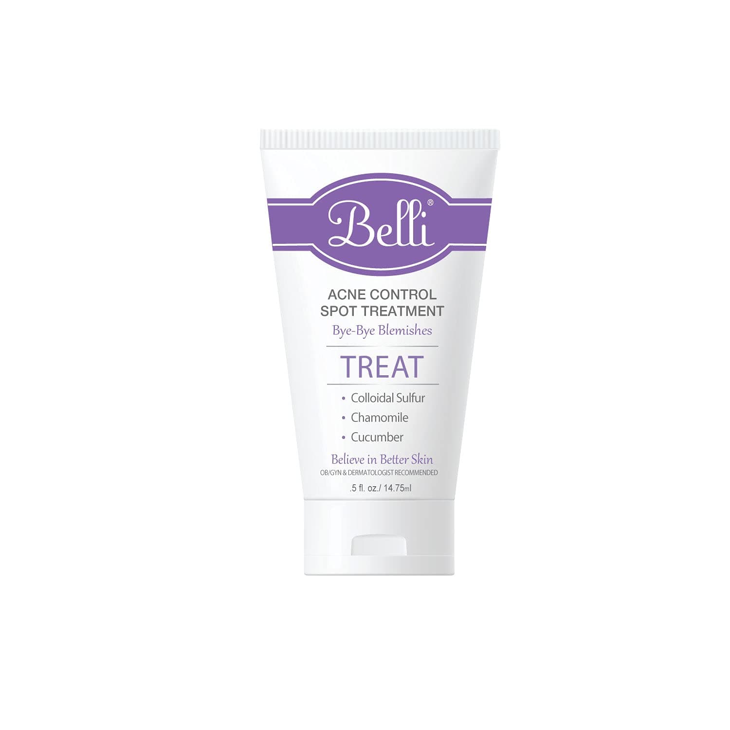 Belli Skin Care Acne Control Spot Treatment Clears Blemishes And Helps Prevent New Breakouts Ob/Gyn And Dermatologist Recommended 0.5 Oz 0.5 Ounce