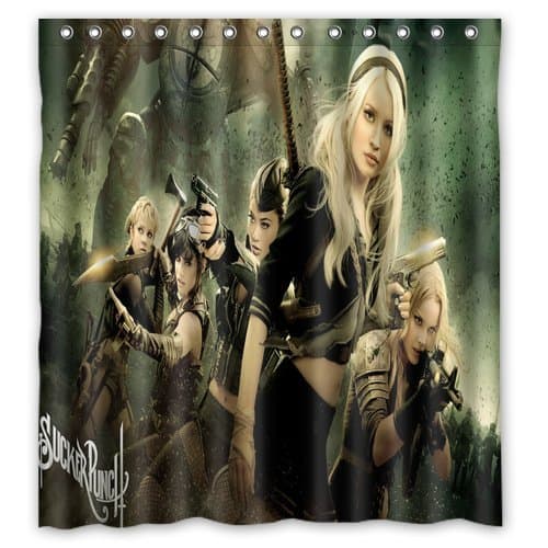 Brand New Stylish Design Sucker-Punch Shower Curtain Bathroom Waterproof Drapery/Panels/Treatment Polyester 66"(w) x 72"(h) Inches