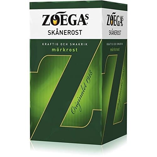 ZoegaSkanerost - Dark Roast Ground Filter Coffee 500g - Pack of 2