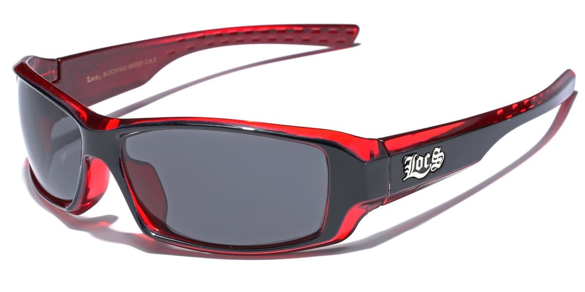 Locs Two Tone Original Gangsta Shades Fashion Statement Translucent Frame Sunglasses