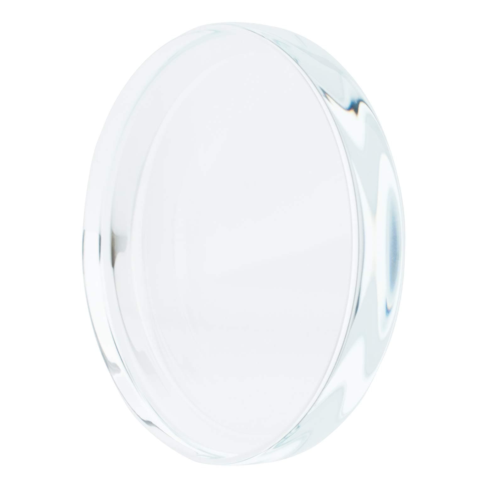 DjuiinoStar 4" Spinning Top Base, Highly Polished by Hand, 30cm Focal Length (Single Concave), Diameter 3.9"/10cm, Thickness 0.55"/1.4cm, Weight 0.54lb