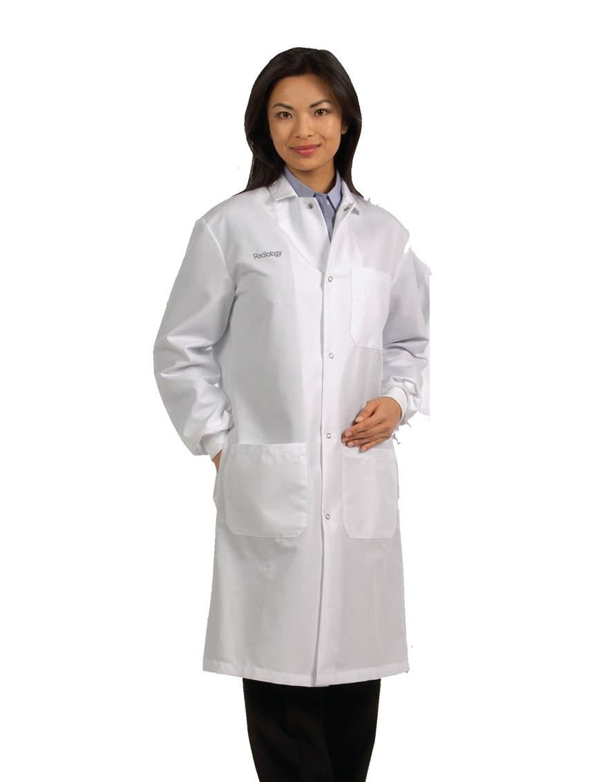 unisex-adult Unisex Snap Front Lab Coat Blazer
