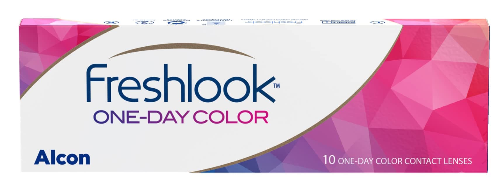 OneDay - Daily Disposable Color Contact Lenses (-01.50, Hazel, Pack of 10) | From Alcon