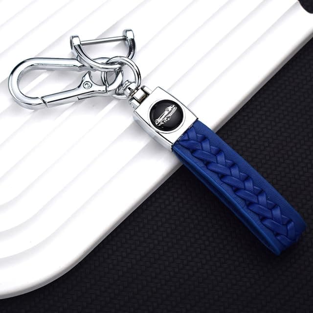 For Cars - For Renaults Captur Megane Talisman Espace Clio Zoe Koleos Scenic 4 Arkana Dacia Sandero Card TPU Leather Car Key Cover Case Fob (blue keychain 1)