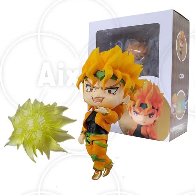 ТоуUAE - Q Version Anime JoJos Bizarres Adventures Fiɡurе Josephs Joestar Fiɡurе 1055# Giorno GiovANNAs 1175# Bruno Buccellati Figurine (1110 in box)