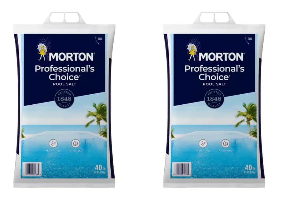Generic Morton Professional's Choice Pool Salt 40 lb. 2 Count