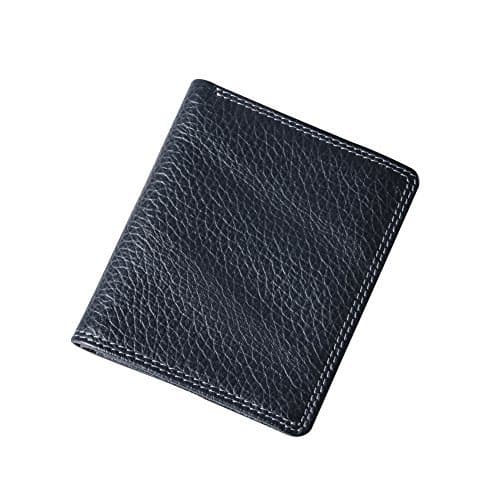 Slim Full Grain Leather Wallet for Men RFID Blocking Genuine Leather Bifold Wallet