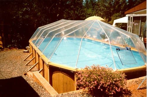 18' X 33' Oval Above Ground Swimming Pool Solar Sun Dome Cover Heater Sundome 22 Panels