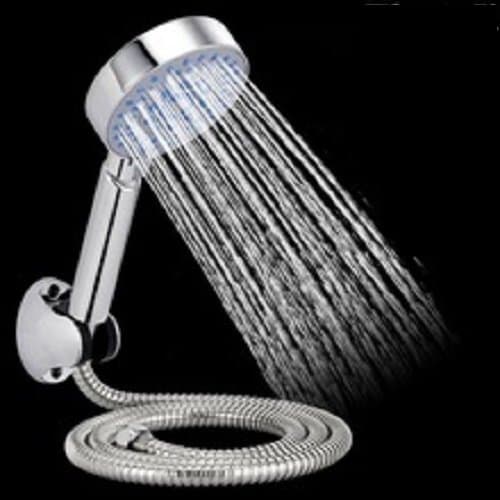 Tom Moritz Shower Head |high Pressure 3 Mode Function Showerhead | Double Lock Polish Finish Stainless Steel Shower| 1.5M Stainless Steel Shower Hose | Ultimate Shower Experience