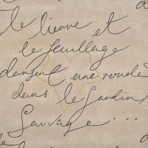 Waverly Pen Pal Parchment Fabric - by the Yard