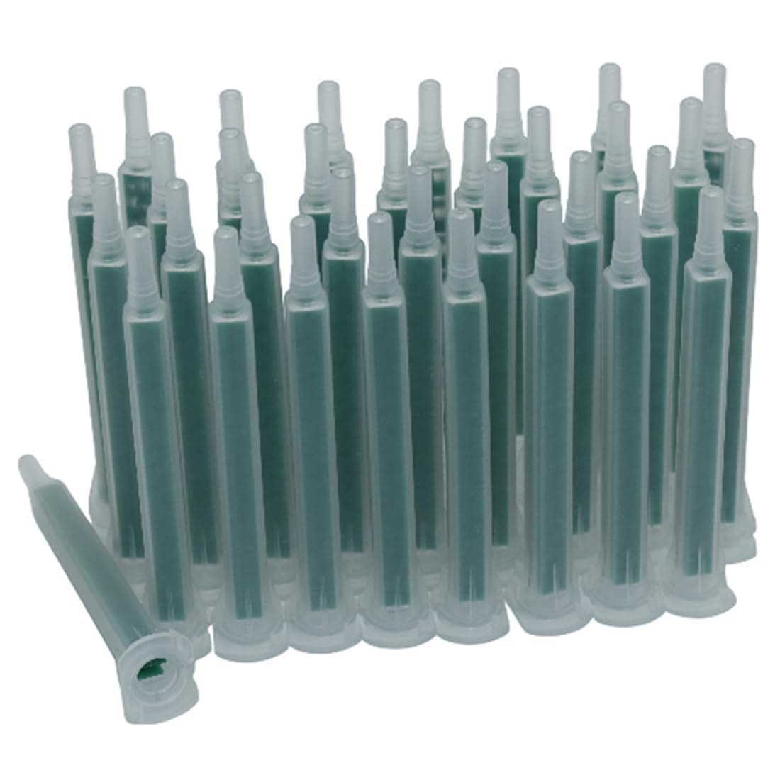 50pcs 1:1 Epoxy Resin Mixing Nozzle AB Glue Adhesive Gun Static Mixer Mix Tip