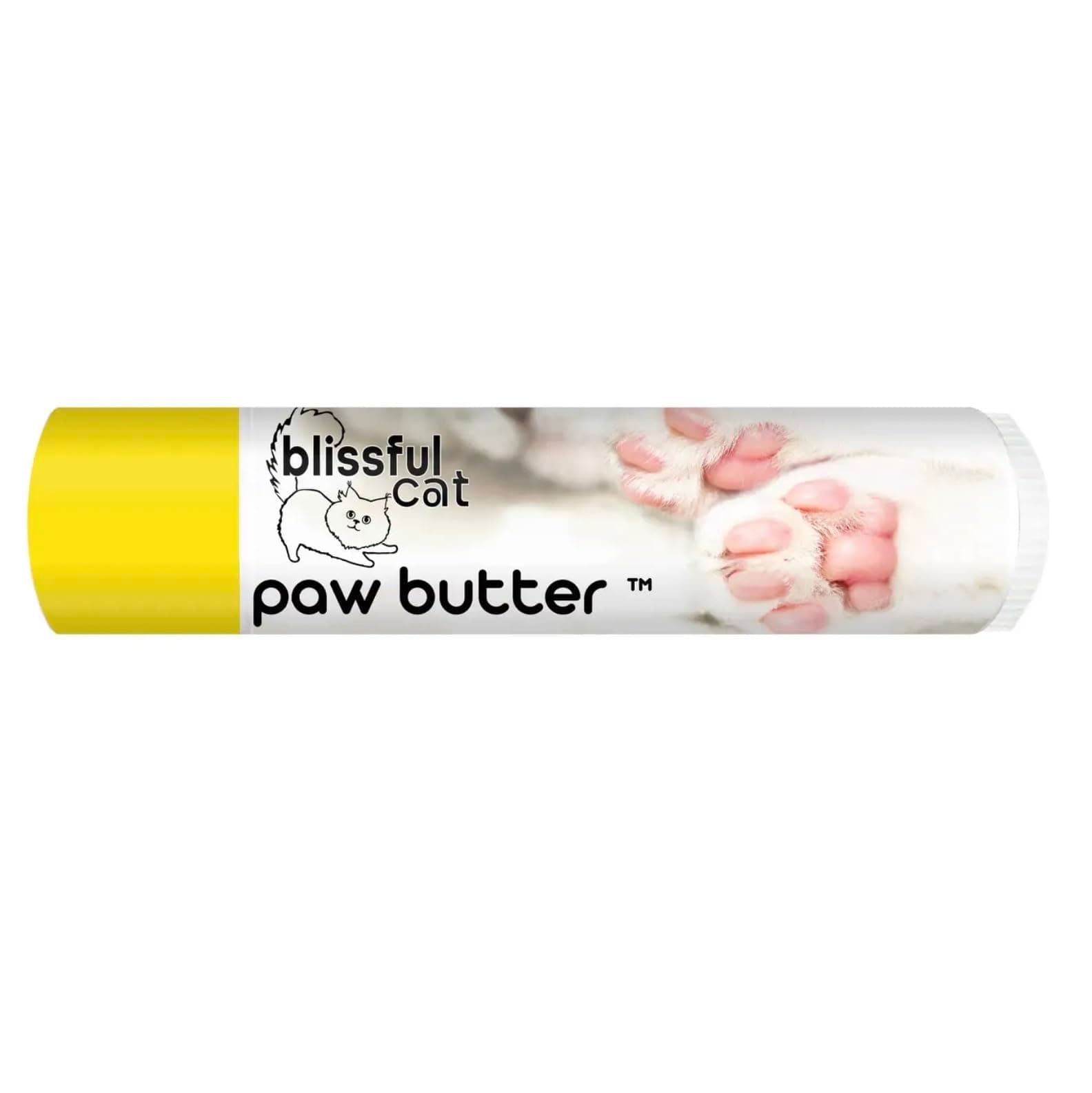 The Blissful Cat Paw Butter, Moisturizer for Dry Paw Pads, Softens and Protects Rough Feet, Versatile, Lick-Safe Balm, 0.15 oz.