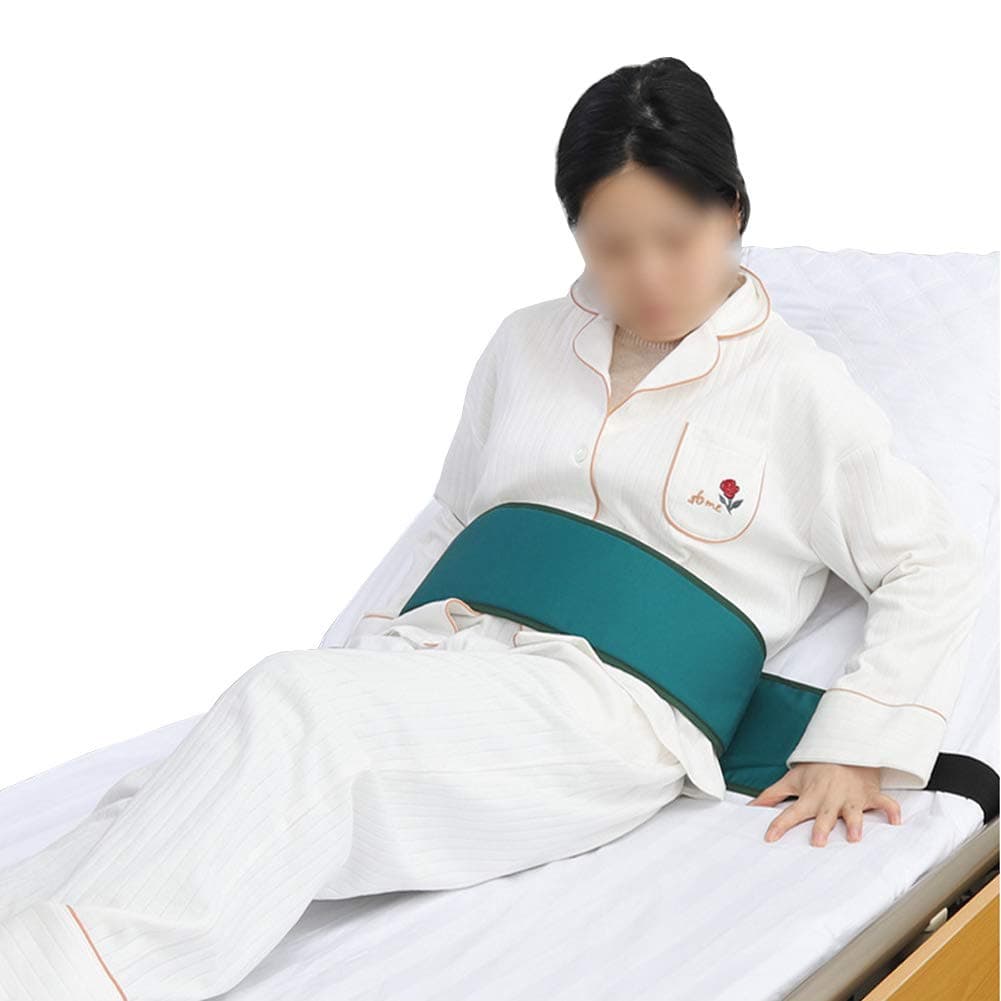 200Inch Bed Restraint Strap Anti-Fall Waist Belt for Elderly, Patient Adjustable Hospital Bed Restraint Wheelchair Seat Safety Belt