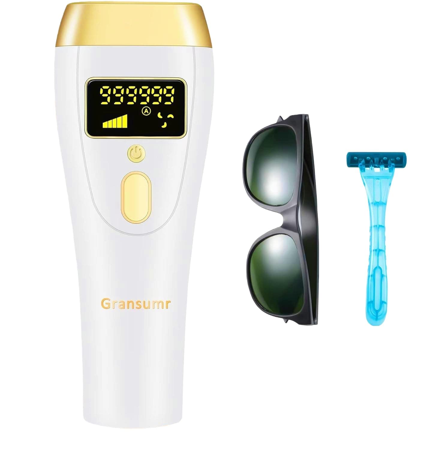 IPL Laser Hair Removal Device for Women & Men - at-Home Painless Ultra-Fast Flash Hair Remover, 86% Hair Reduction in 4 Weeks, High Energy & 5 Modes, 8 Mins Full Body & Bikini Line & More