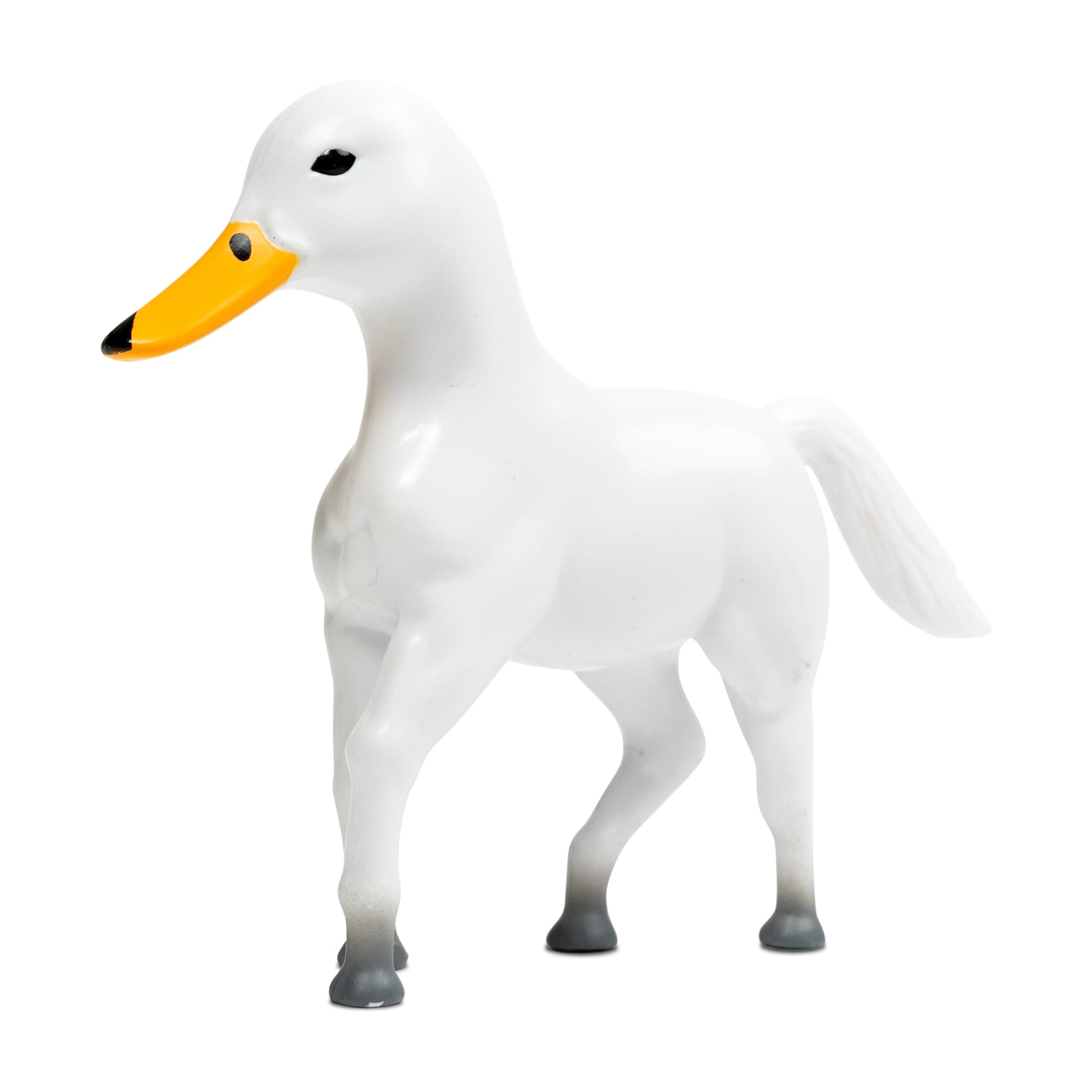 Randimals Animal Figurine Toy - Duck & Horse Hybrid Animal Toys - Unique Mix of Safari Toys & Farm Animals Mix Figures - Huck Toy Animals for Kids & Kidults