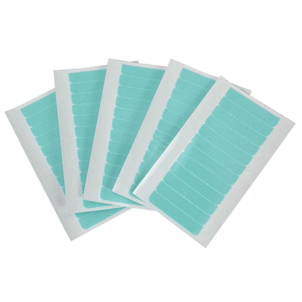 Hair Extension Tape Tabs Double Sided Water-Proof Straight Strip Seamless Beauty Tool Tape in Hair Extensions 5 Pack, 60 pcs, 4cm x 0.8cm