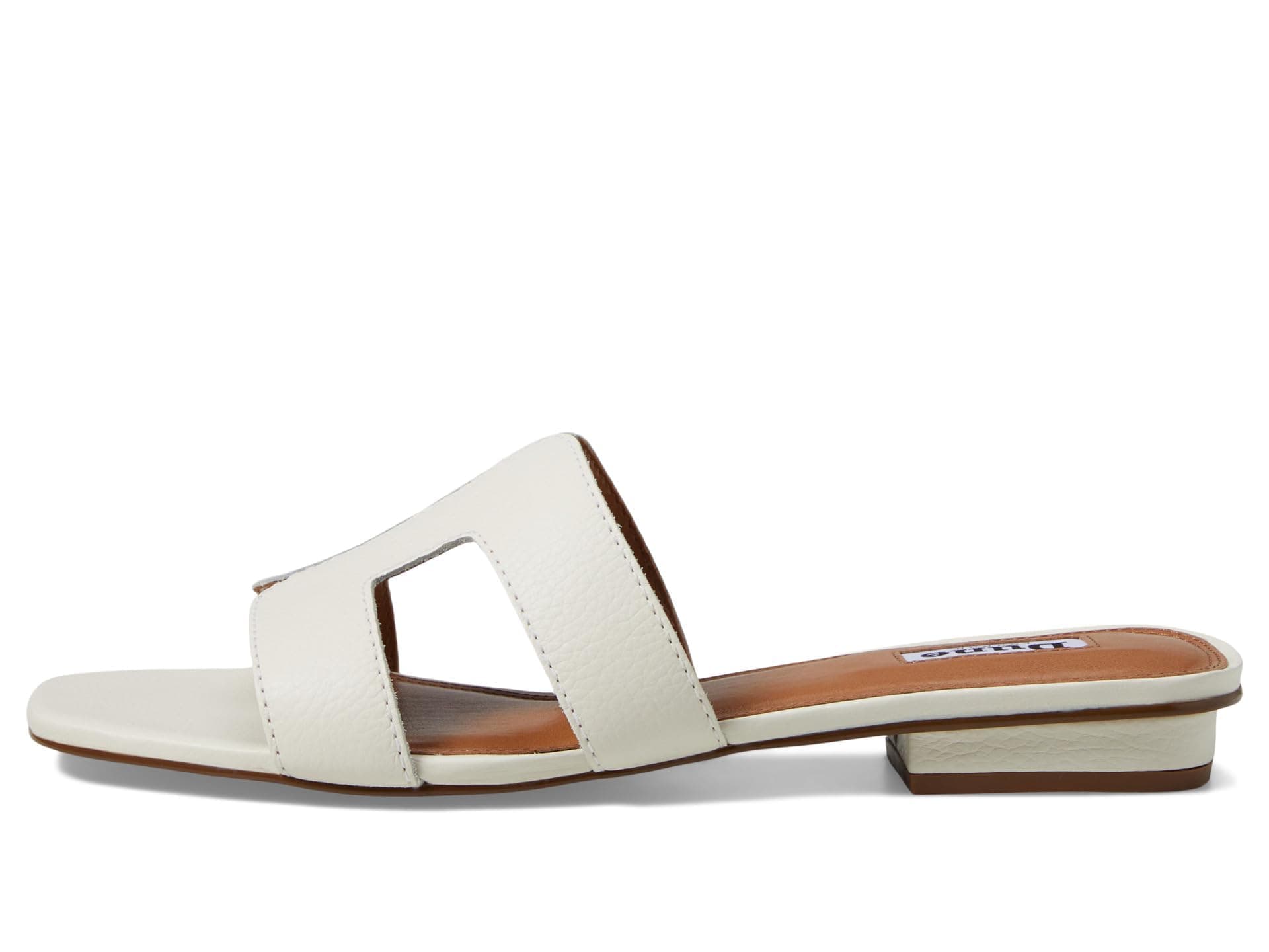 Dune LondonWomen's Loupe Slide Sandal, White, 7