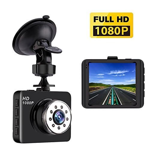 Dash Cam Bnoia 1080P Mini Car Camera HD 2.7" LCD Dashboard Camera Driving Recorder Night Vision 120° Wide Angle G-sensor Loop Recording Parking Monitor