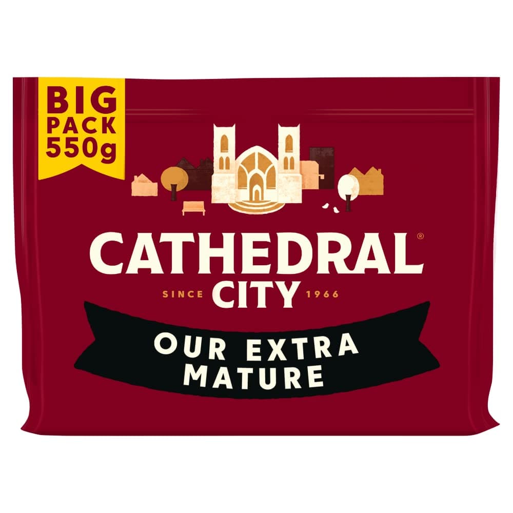 Cathedral City Extra Mature Cheddar Cheese 550 g