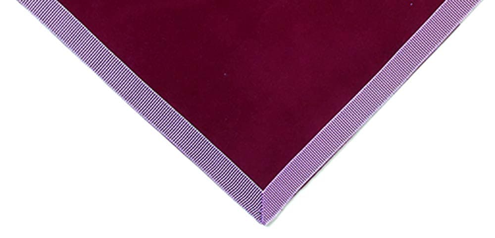 44" Square Burgundy Card (Bridge) Table Cover