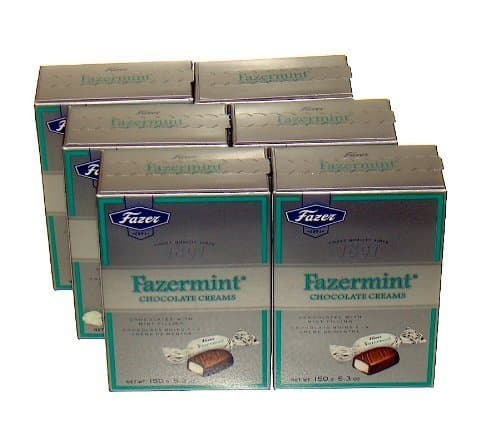 6 Pack of Fazer Mints Delicious by Fazer Fazermints