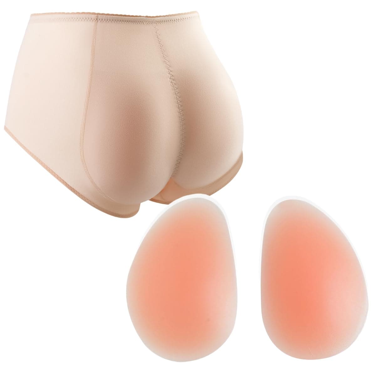 Silicone Butt Pads Fake Buttock Butt Lifter Enhancer Shaper Panties Underwear
