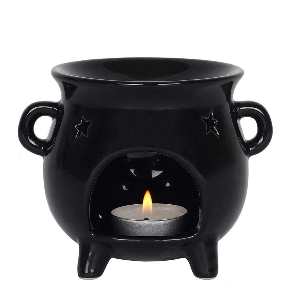 Oil Burner, Black, 10 cms