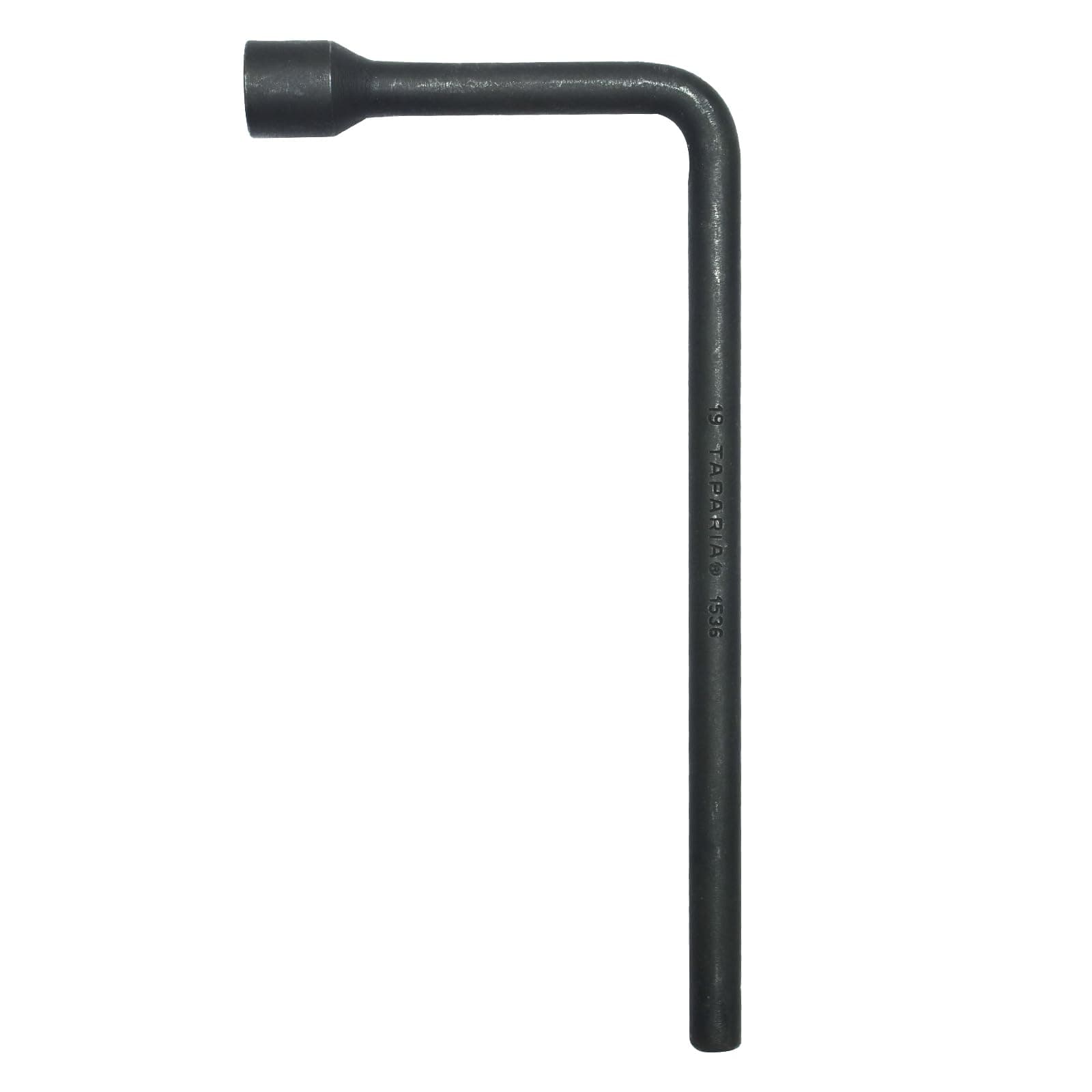 1536S Steel L Spanner (Black, 250mm) - Hex end