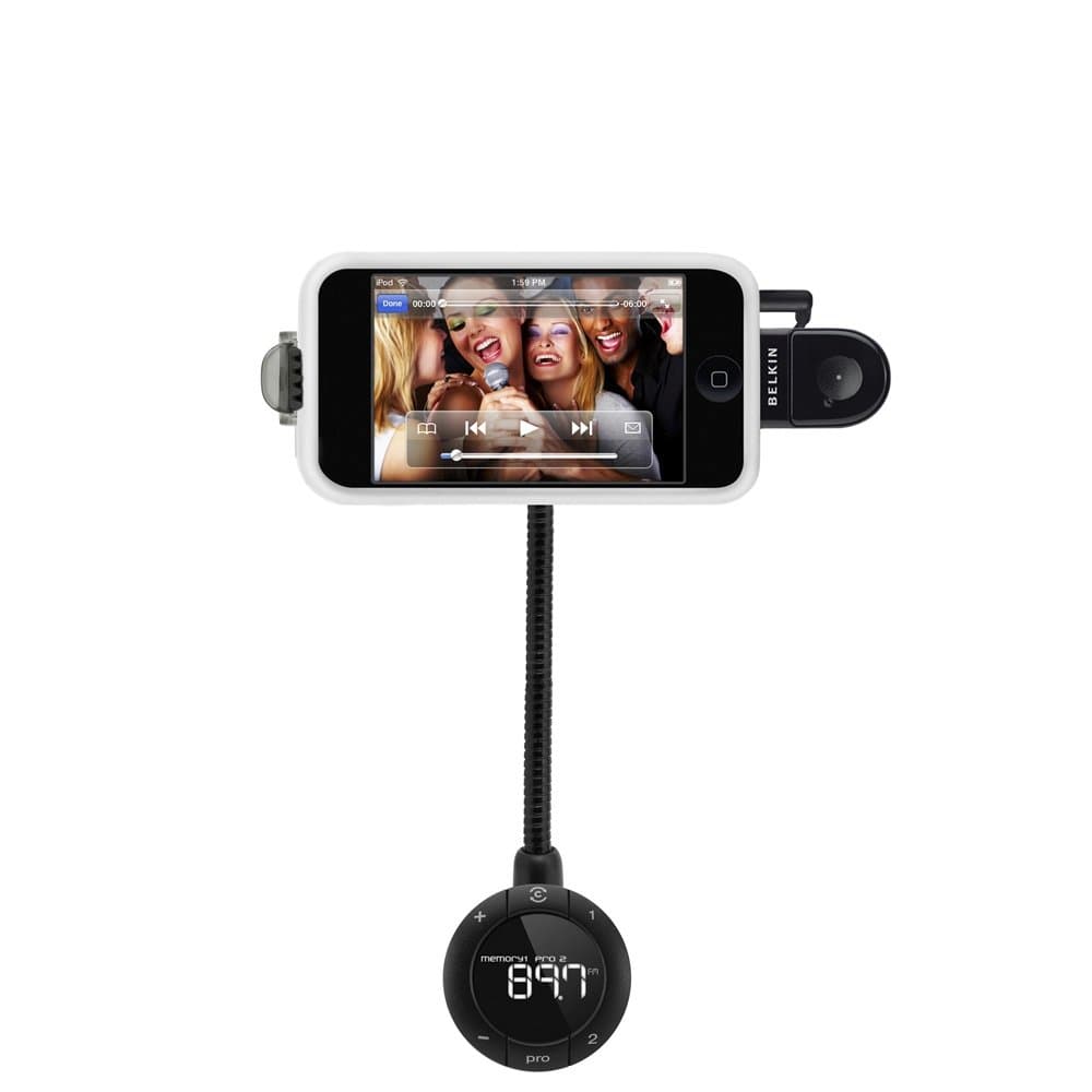 BelkinTuneBase FM with Handsfree In-car Mobile Phone/Digital Player Charger and Holder