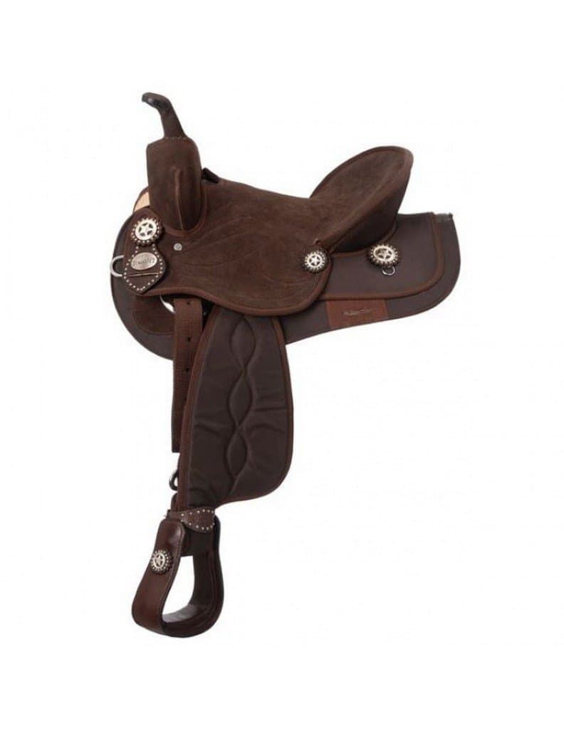 King Series Eclipse by Tough1 Round Skirt Competition Saddle