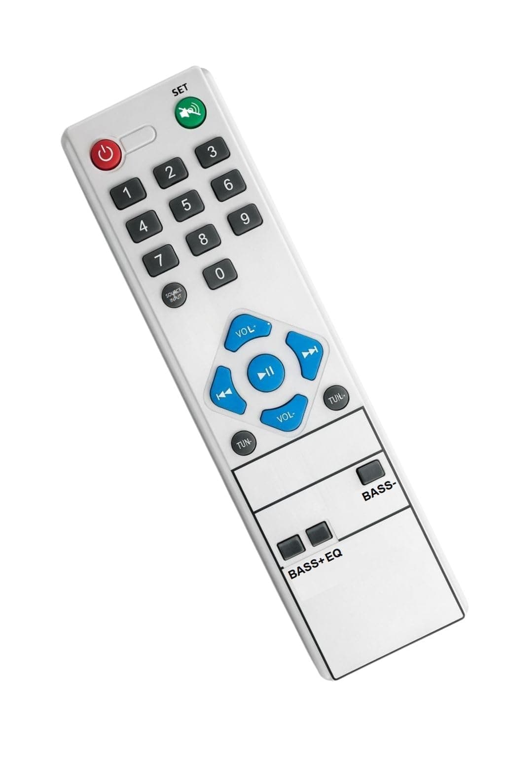 Remote Control Compatible for Philips Home Theatre Remote | Supported Model No. MMS4545B/94 & MMS6080B/94 (White)