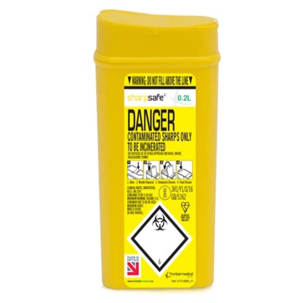 Sharpsafe 41731430 Sharp Bin, 0.2 L