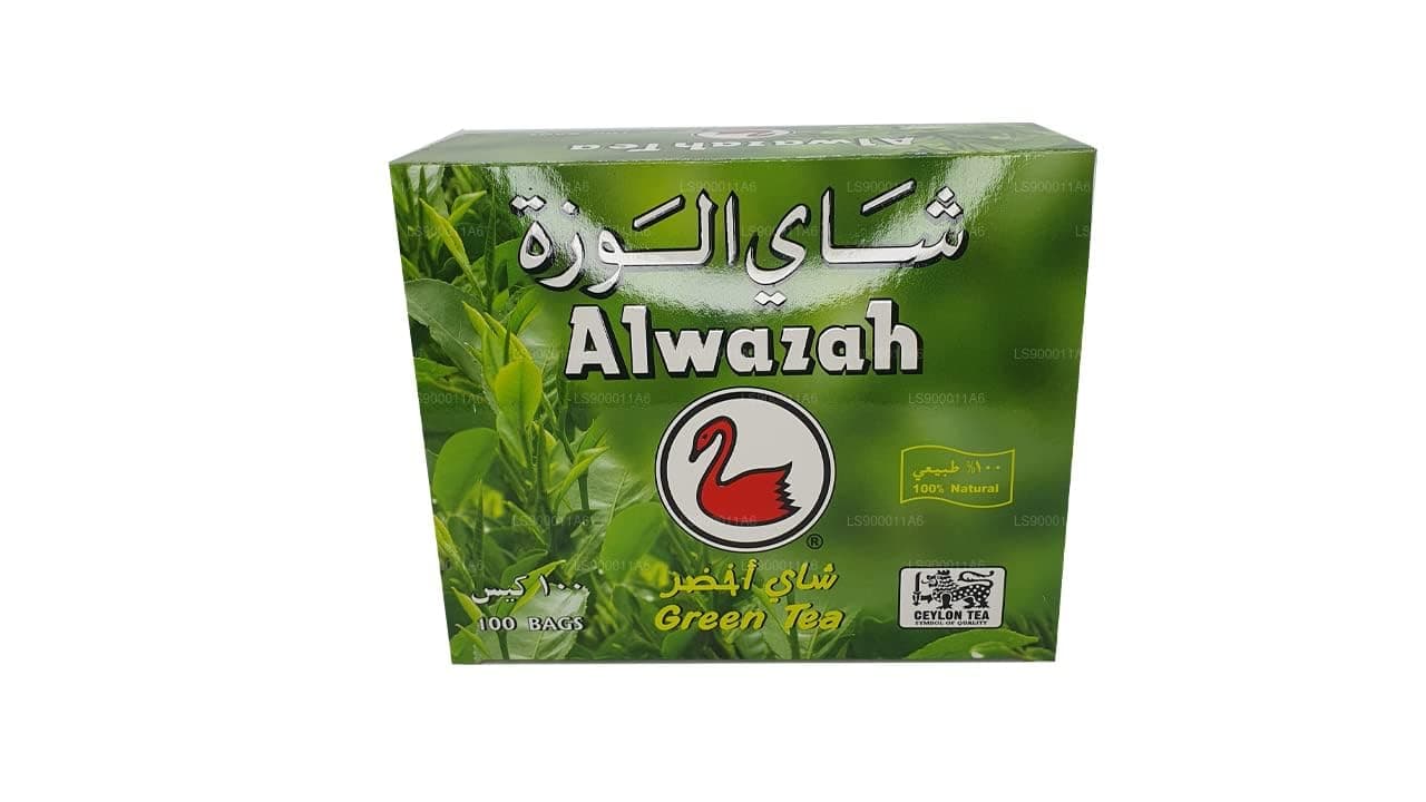 Alwazah green tea, 100-bag box, 200-g