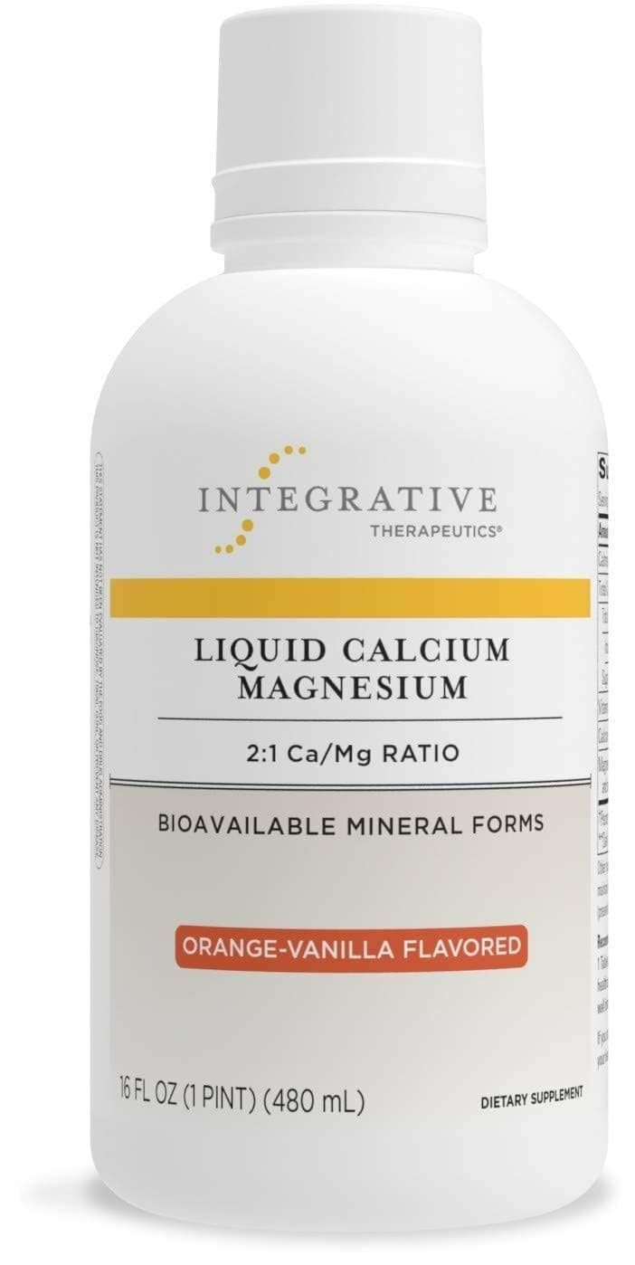 Liquid Calcium Magnesium 2:1 - Calcium Supplement for Bone Support* - Delicious, Liquid Formula - Does Not Contain Sugar, Gluten or Dairy - Orange Vanilla, 16 oz (32 Servings)