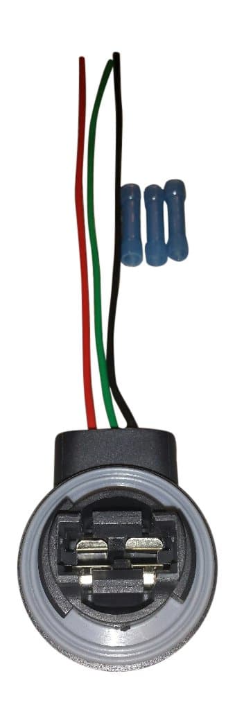 Muzzys 3157/4157 Wire Harness Pigtail Socket for LED and Standard Bulbs Turn Signal, Brake Light, DRL, Daytime Running Lights, Backup, Reverse Lights