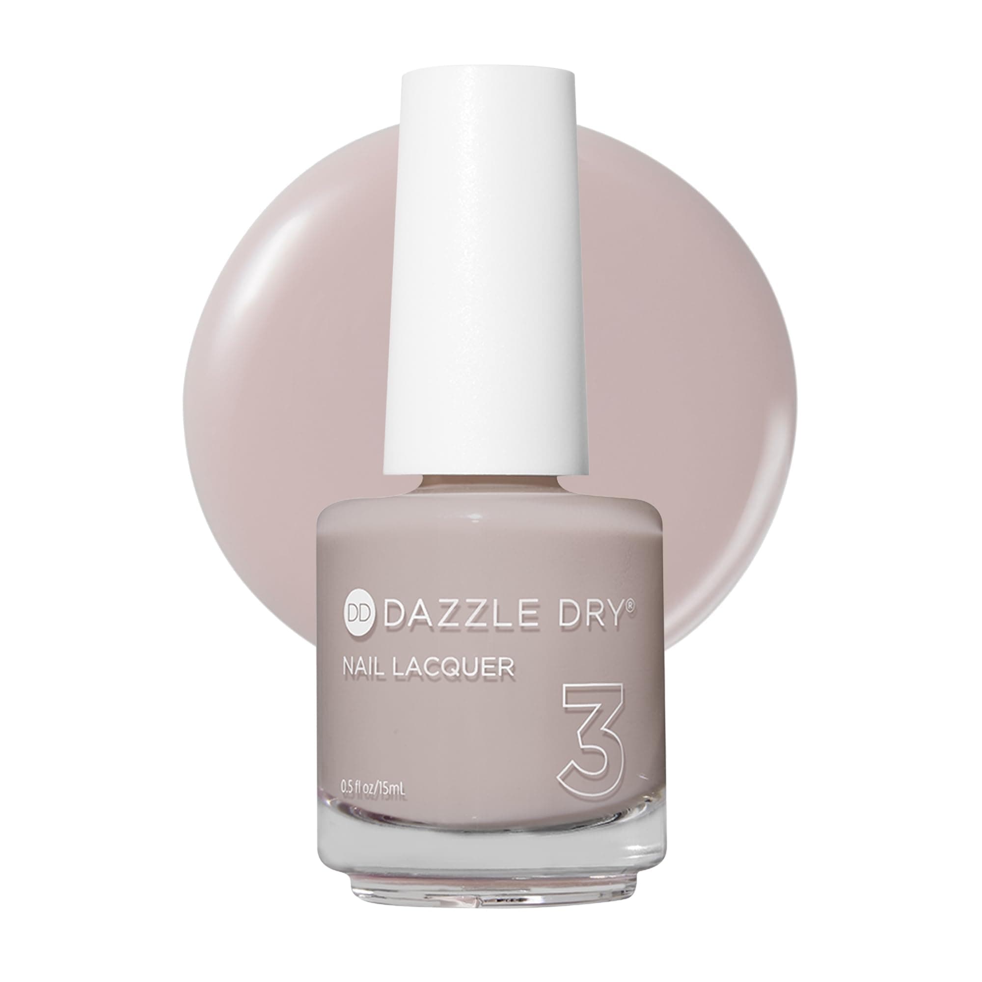 Nail Lacquer (Step 3) - Chiffon Moment Lacquer - A sheer warm taupe. Sheer cream. (0.5 fl oz)