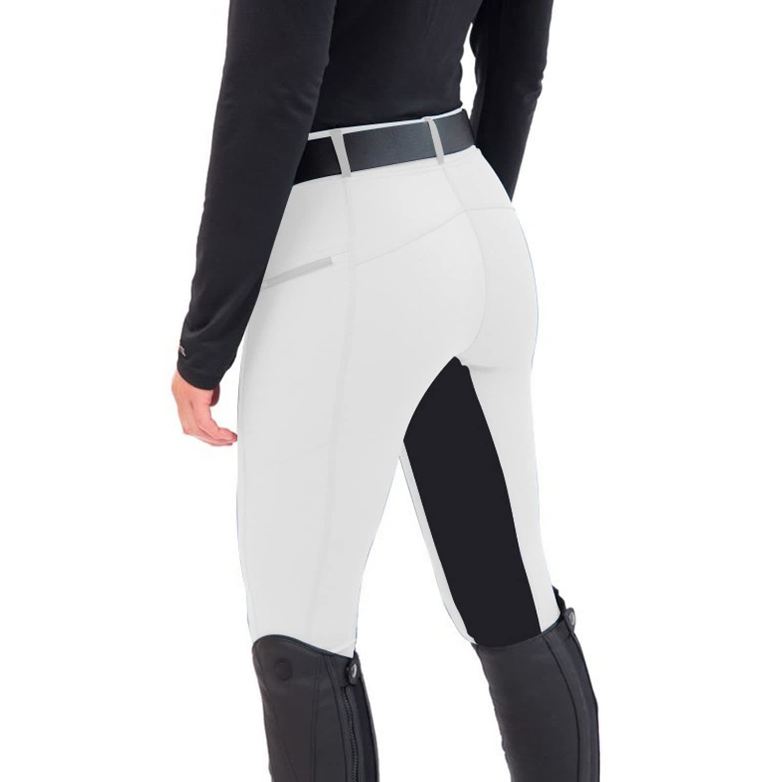 Fashion Women's Equestrian Pants Ladies Horse Riding Tights High Waist Elastic Equestrian Trousers Leggings Gym Yoga Leggings