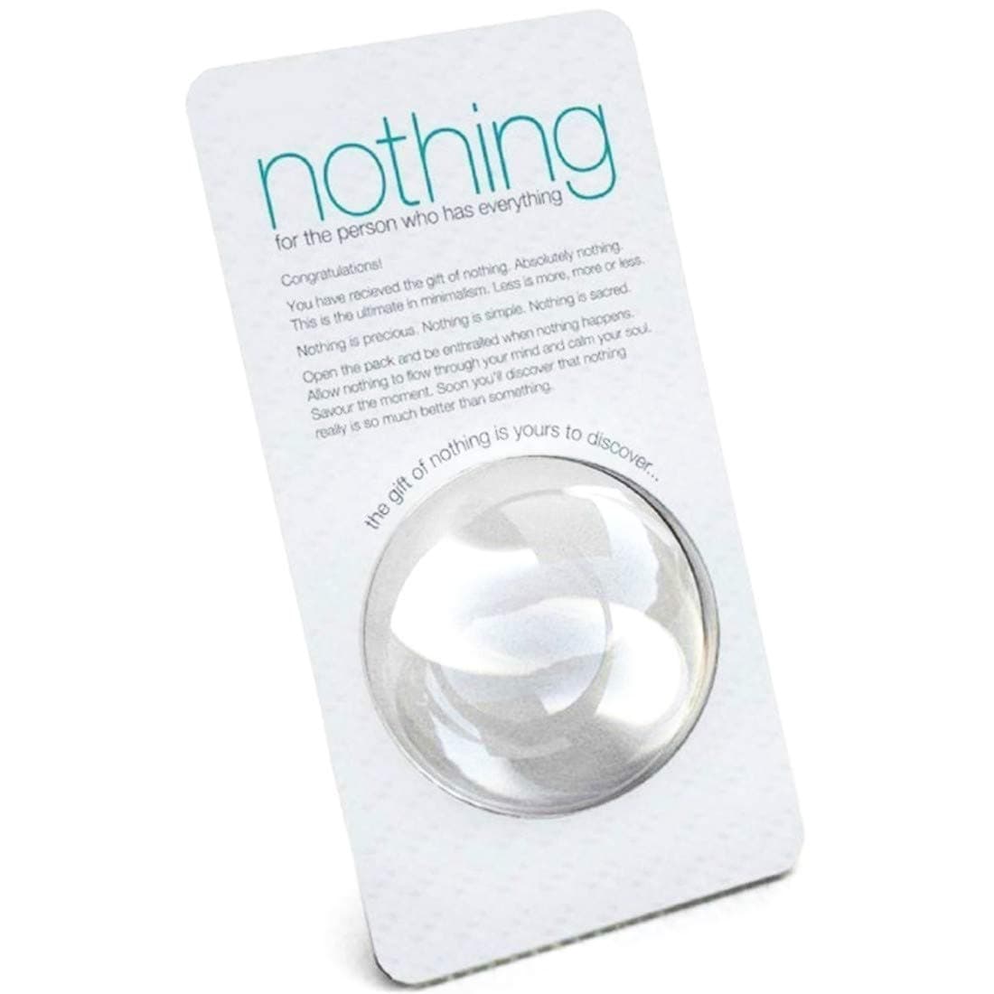 CRAZY STONE Gift of Nothing for The Person Who Has Everything Toys (5mm, Transparent)