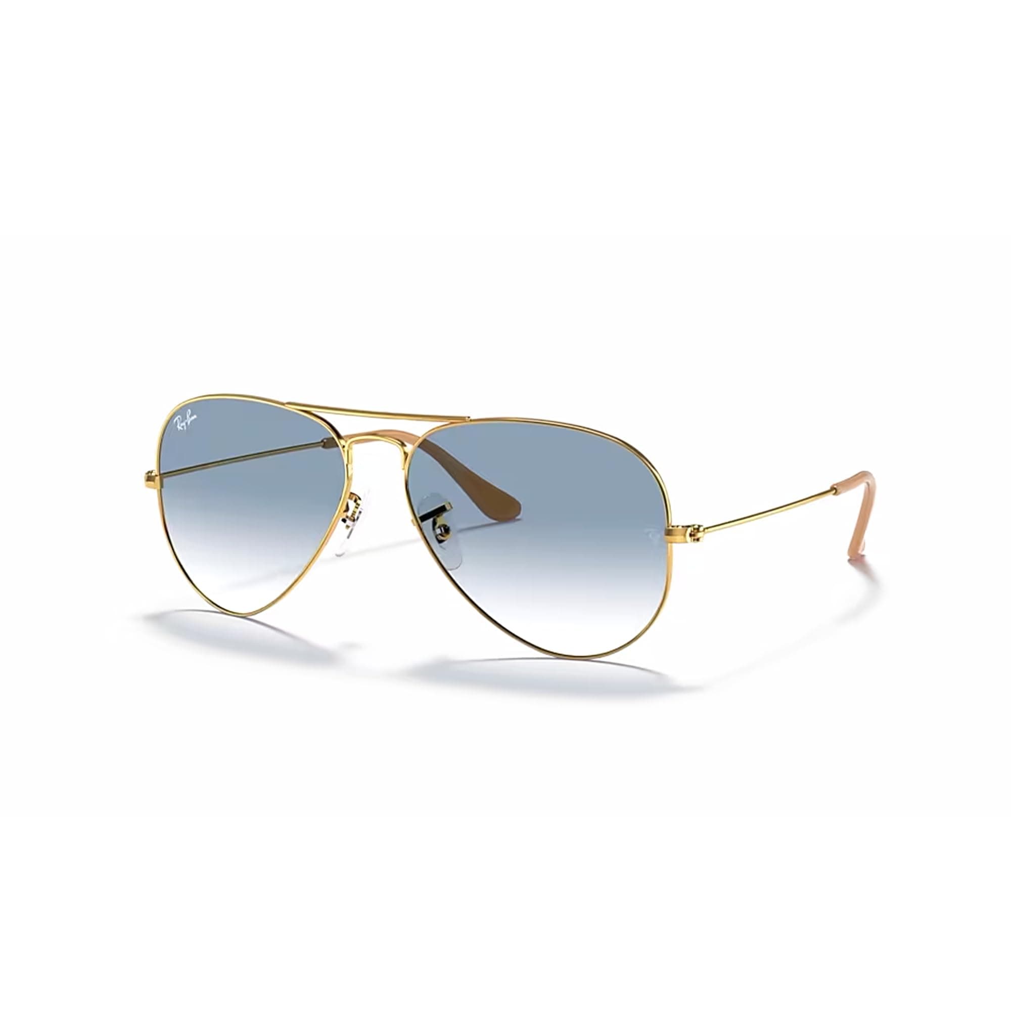 Ray Ban RB3025 001/3F 55M Gold/Light Blue Gradient Aviator