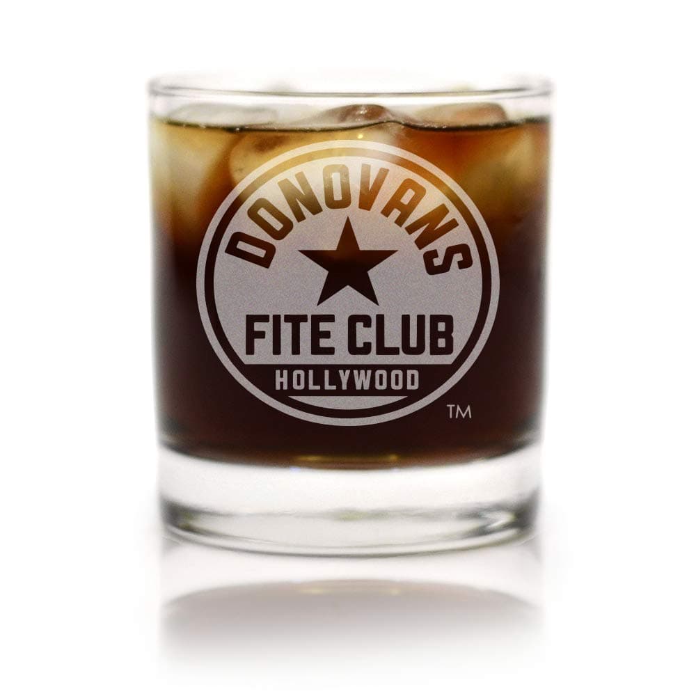 Ray Donovan Fite Club Whiskey Glass Officially Licensed Collectible Premium Etched By Movies On Glass 11 Ounces