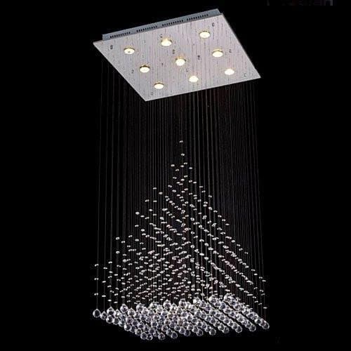 Modern Contemporary Chandelier Rain Drop Chandeliers Lighting with Crystal Balls!