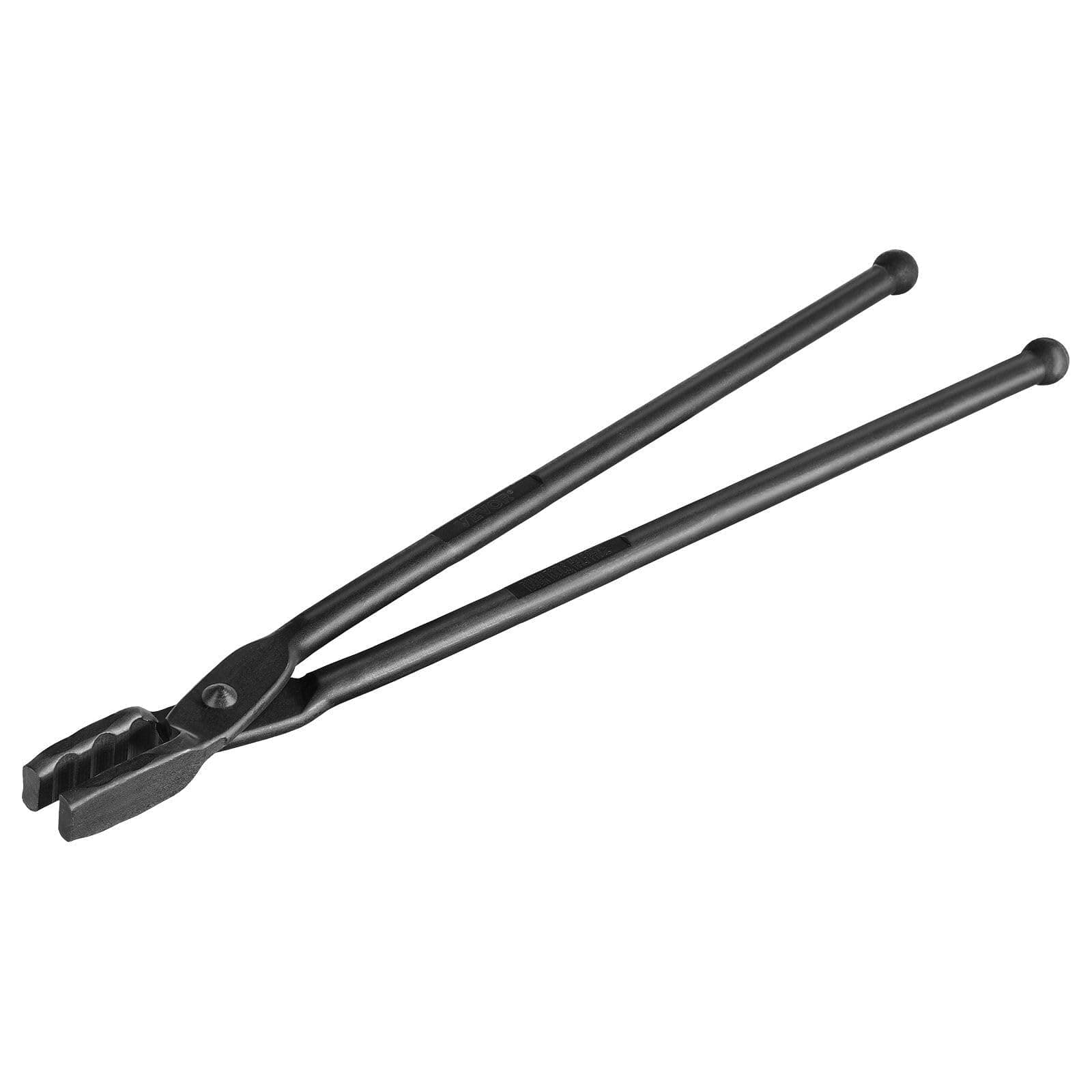 VEVOR Blacksmith Tongs, 18” Wolf Jaw Tongs, Carbon Steel Forge Tongs with A3 Steel Rivets, for Horseshoes, Curved Shapes, Block Forgings, for Beginner and Seasoned Blacksmiths and Bladesmiths
