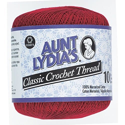 South Maid Crochet Cotton Thread Size 10-Victory Red