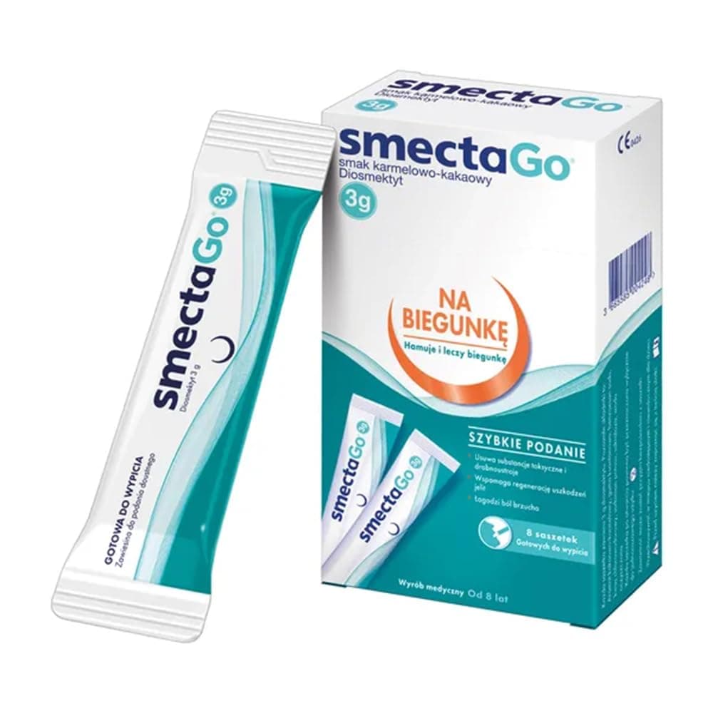 Smecta Go 12 Bags Ready to Drink on the Go Diarrhoea