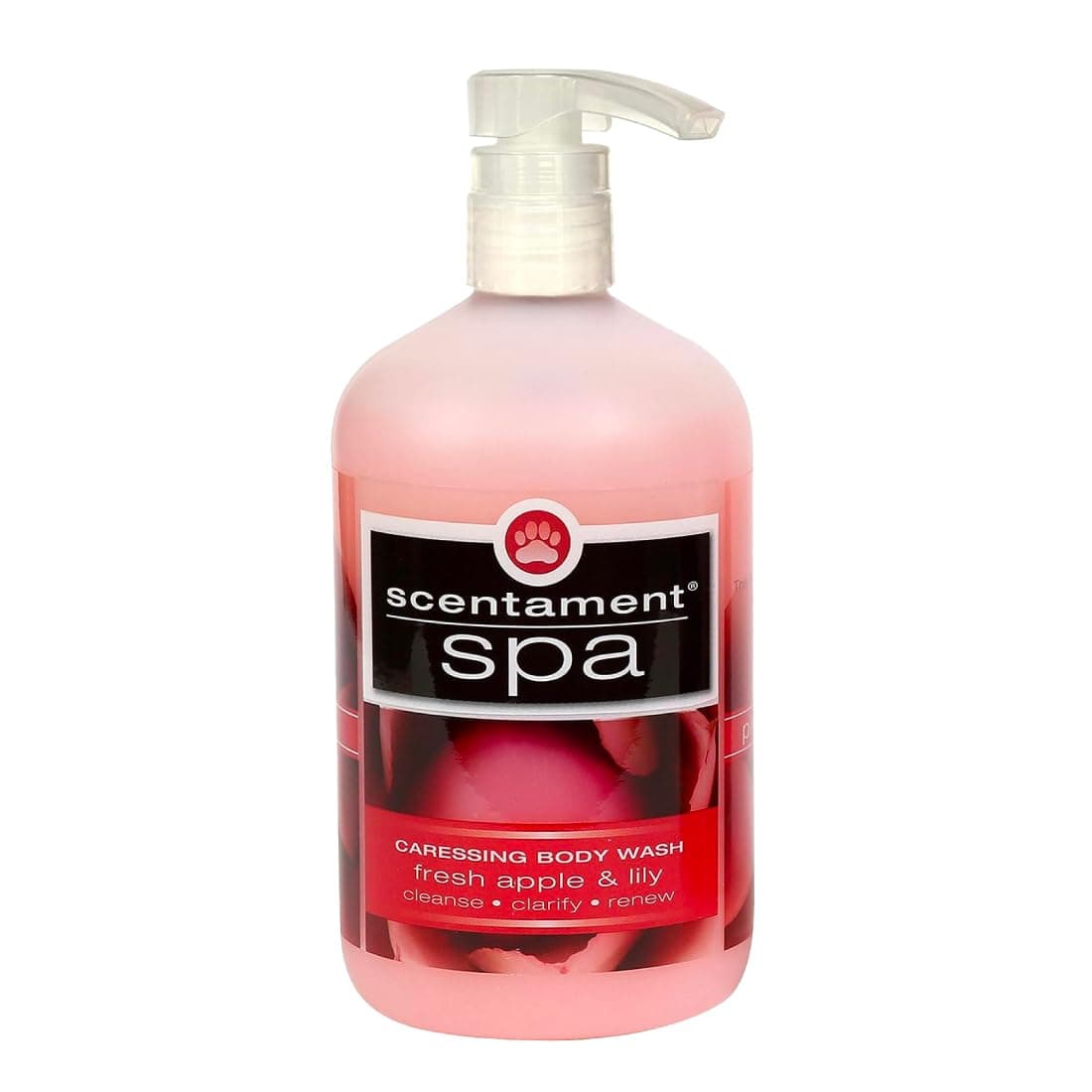 Best Shot Scentament Spa Caressing Body Wash, Fresh Apple Lily, 16 oz