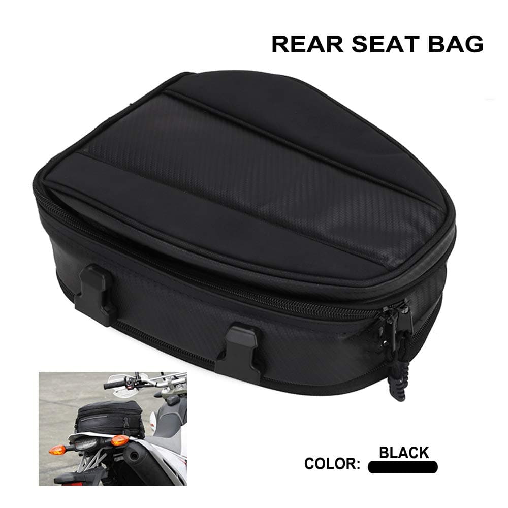 SXMOTO Motorcycle Tail Seat Bag Waterproof Luggage Back Storage Bag