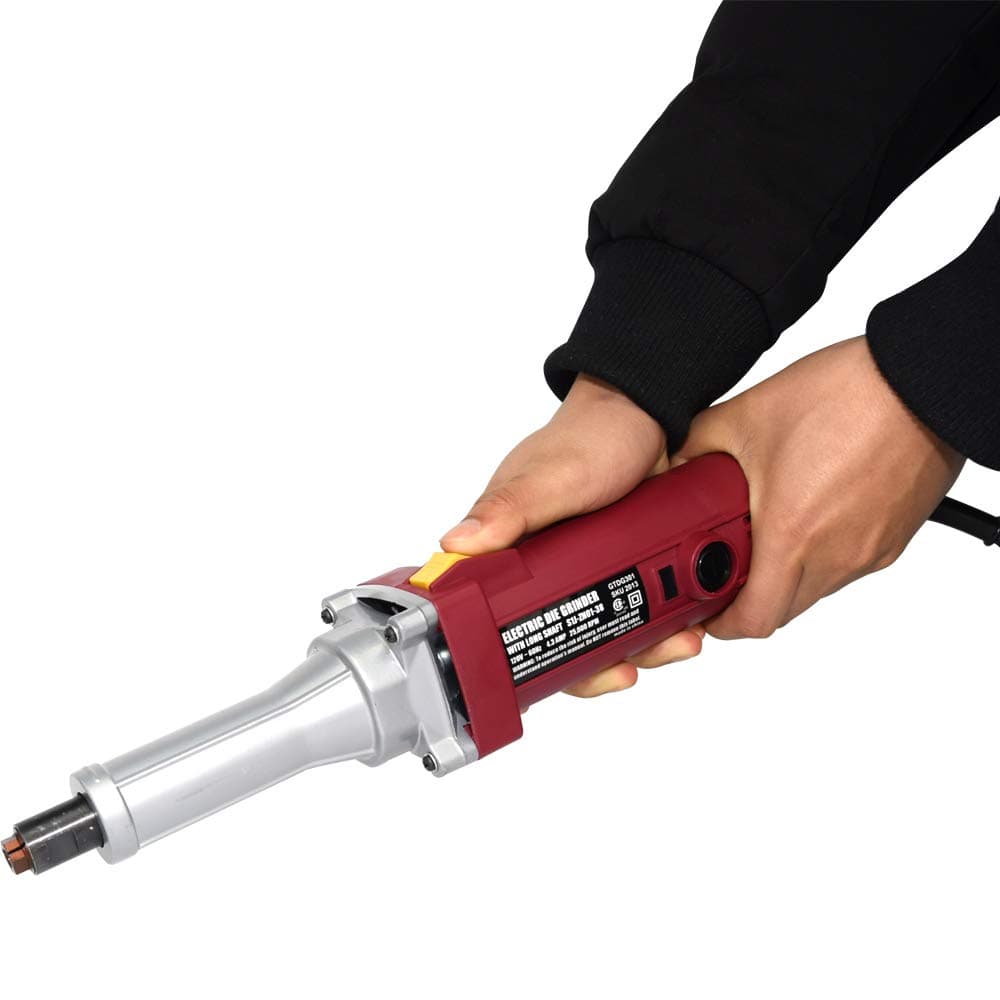EJWOX 1/4 in. 4.3 Amp Heavy Duty Long Shaft Electric Die Grinder
