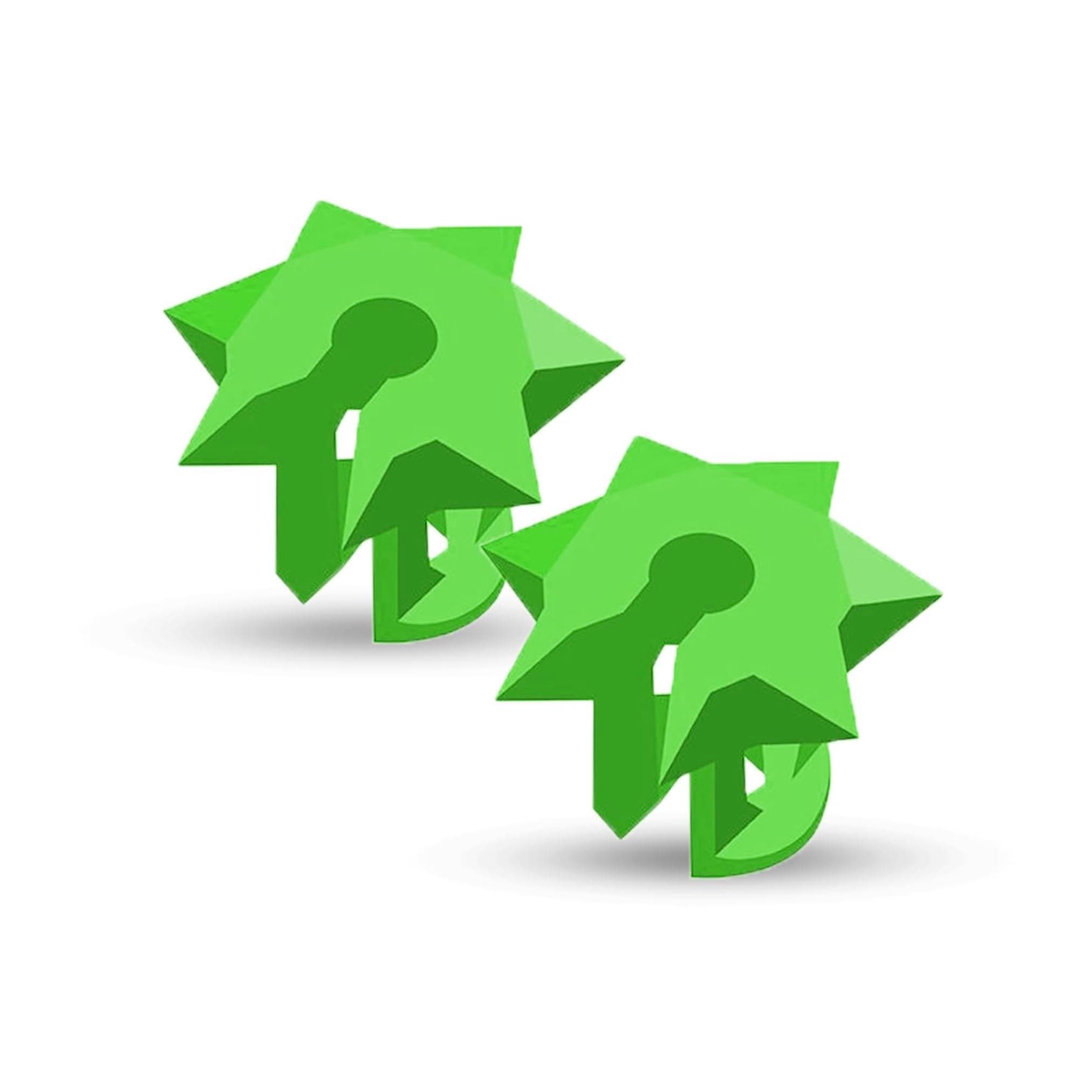 Nose Button, Extremely Light Weight, Creates Consistent Anchor Point, Two Sizes Included (Pink)…