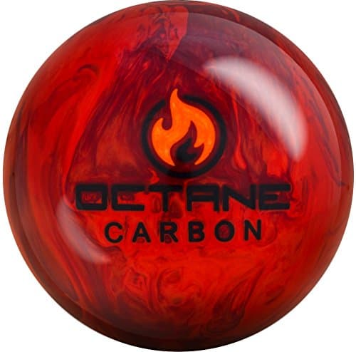 Motiv Octane Carbon Bowling Ball, Red/Orange/Black, 12 lb