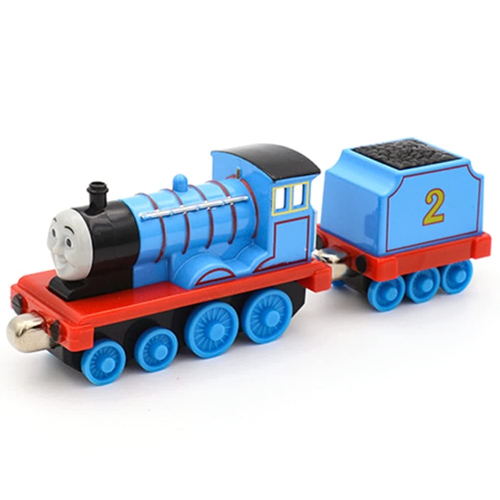 1:43 Alloy Train Set Toy Magnetic Trains Carriage Model Kids Toys, No.2 Edward Set, 11-15cm,(No.2 Edward set)